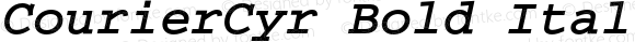 CourierCyr Bold Italic