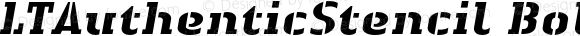 LTAuthenticStencil-HeavyItalic