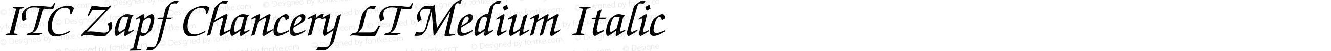 ITC Zapf Chancery LT Medium Italic