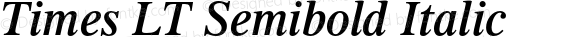 Times LT Semibold Italic 006.000