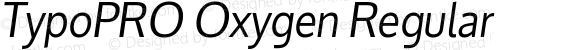 TypoPRO Oxygen-Italic