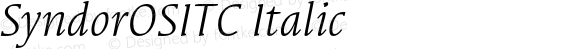 SyndorOSITC-BookItalic