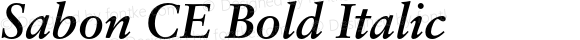 Sabon CE Bold Italic 001.002