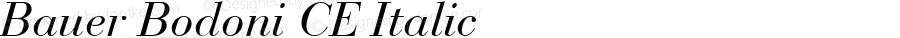 Bauer Bodoni CE Italic