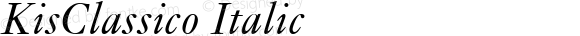 KisClassico-Italic