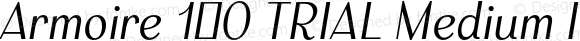 Armoire 1.0 TRIAL Medium Italic