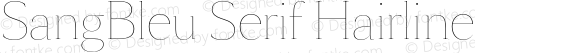 SangBleu Serif Hairline