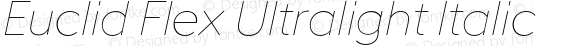 Euclid Flex Ultralight Italic