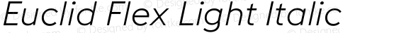 Euclid Flex Light Italic