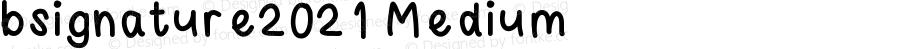 bsignature2021 Medium Version 001.000