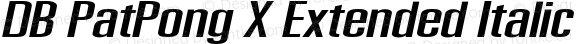 DB PatPong X Extended Italic