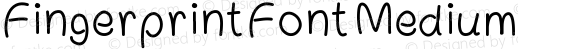 FingerprintFont Medium