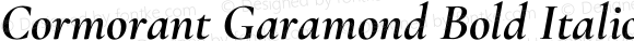 Cormorant Garamond Bold Italic