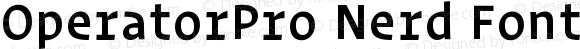 OperatorPro Nerd Font Medium