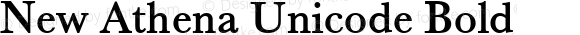 New Athena Unicode Bold