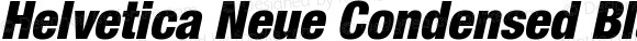 Helvetica Neue Condensed Black Italic