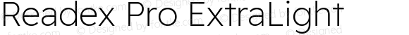 Readex Pro ExtraLight