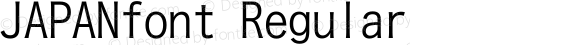 JAPANfont Regular