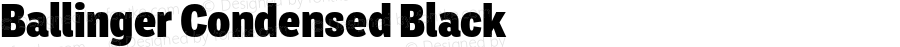 Ballinger Condensed Black