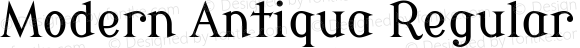 Modern Antiqua Regular