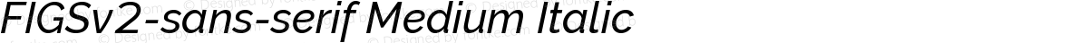 FIGSv2-sans-serif Medium Italic