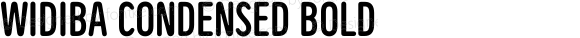 Widiba Condensed Bold