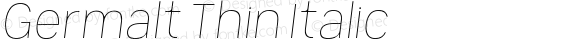 Germalt-ThinItalic