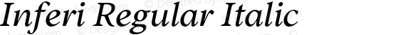 Inferi Regular Italic