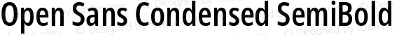 Open Sans Condensed SemiBold