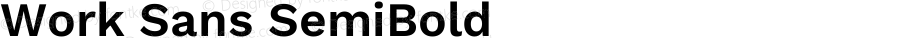 Work Sans SemiBold