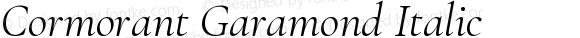 Cormorant Garamond Italic