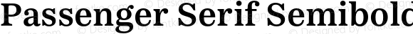 Passenger Serif Semibold