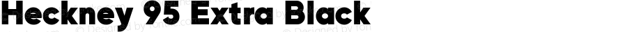 Heckney 95 Extra Black