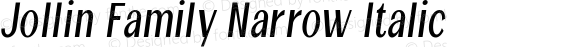 Jollin Family Narrow Italic