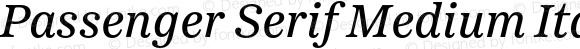 PassengerSerif-MediumItalic