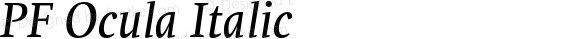 PF Ocula Italic
