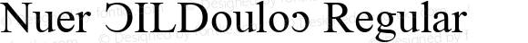 Nuer SILDoulos Regular Macromedia Fontographer 4.1 9/3/97 Compiled by TCTT.DLL 2.0 - the SIL Encore Font Compiler 09/10/99 20:49:28