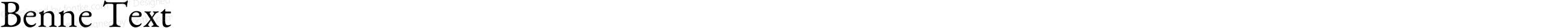 Benne-Text