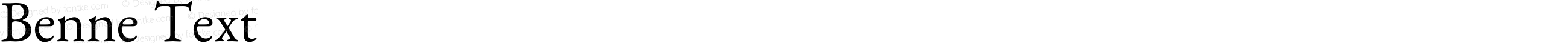 Benne-Text