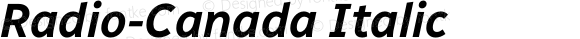 Radio-Canada Italic