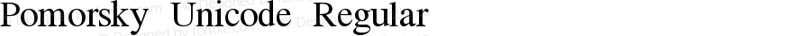 Pomorsky Unicode