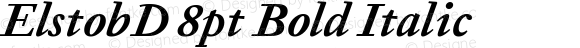 ElstobD 8pt Bold Italic