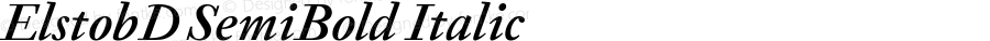 ElstobD SemiBold Italic