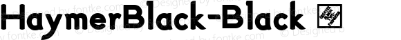 HaymerBlack-Black ☞
