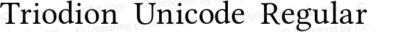 Triodion Unicode Regular