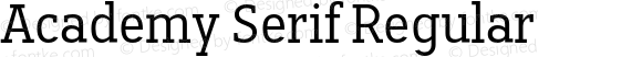 Academy Serif Regular