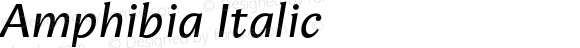 Amphibia Italic Version 001.000