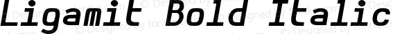 Ligamit Bold Italic