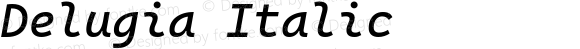 Delugia Italic