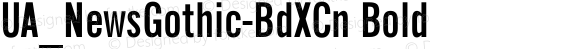 UA_NewsGothic-BdXCn Bold